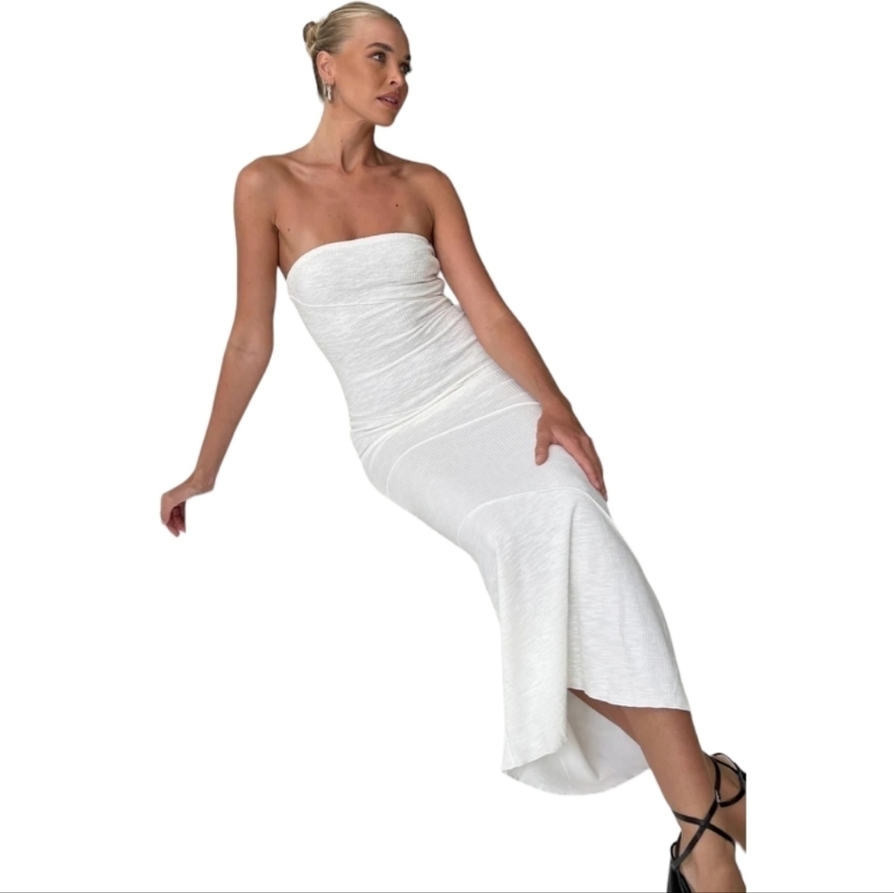 NWT Princess Polly Oscar Midi Strapless Dress Size 12